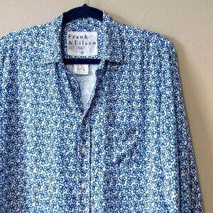 Frank & Eileen Eileen Shirt Medium Relaxed Fit Button Up Chest Pocket Casual